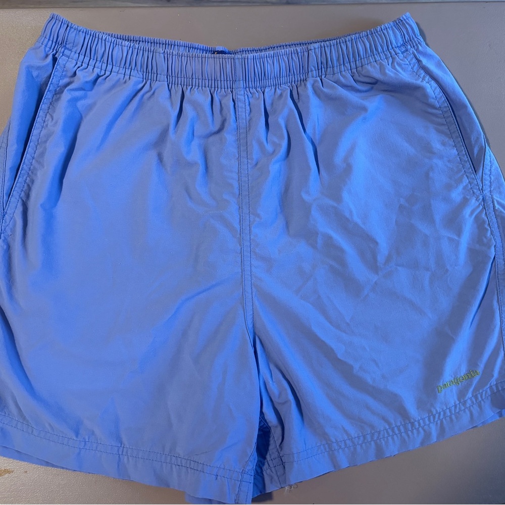 Patagonia Light Blue drawstring Shorts